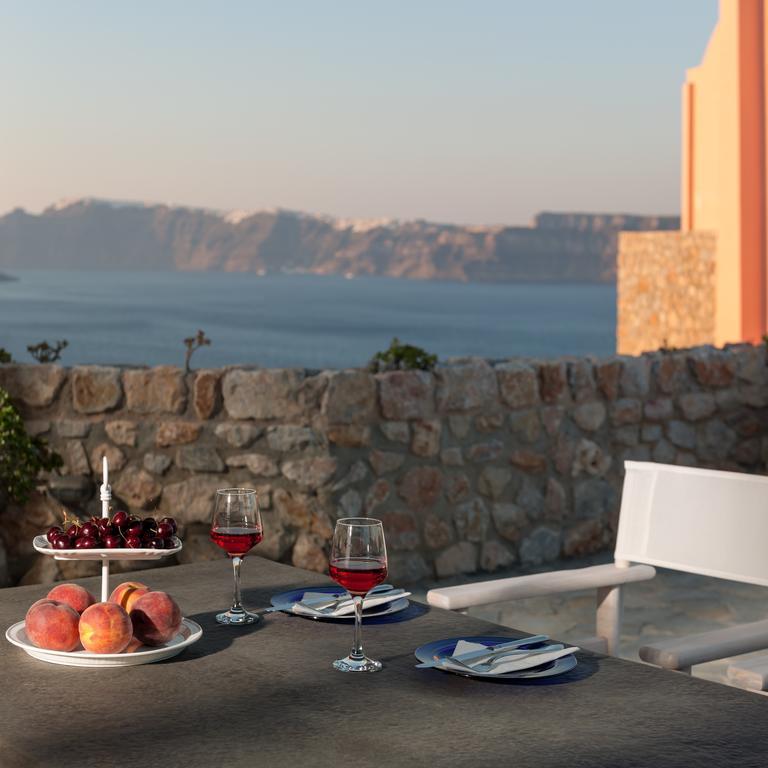 Red Cliff Villa 2Bedroom Villa With Caldera View And Plunge Pool Akrotiri  Ngoại thất bức ảnh