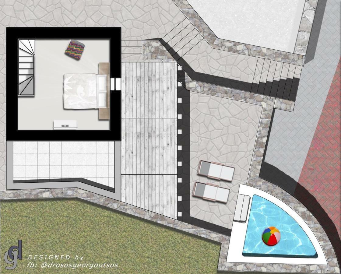 Red Cliff Villa 2Bedroom Villa With Caldera View And Plunge Pool Akrotiri  Ngoại thất bức ảnh