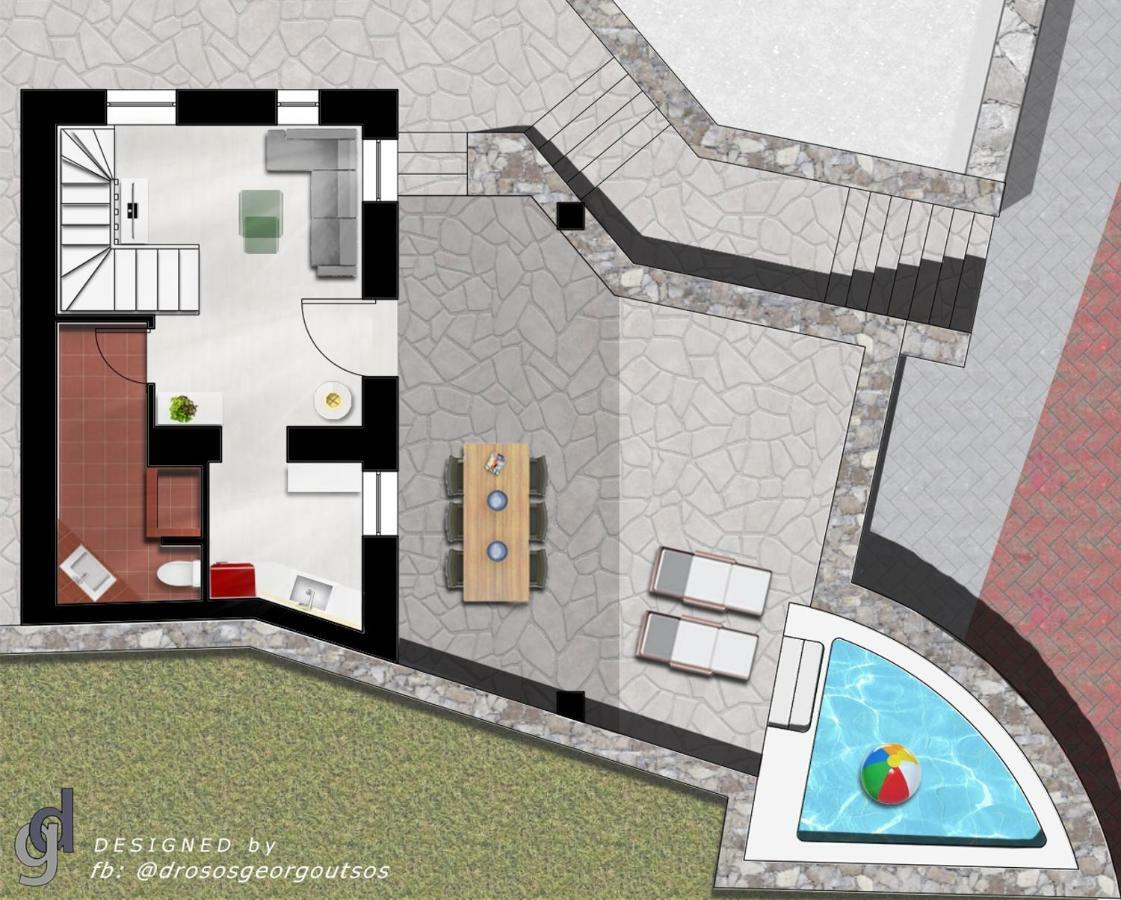 Red Cliff Villa 2Bedroom Villa With Caldera View And Plunge Pool Akrotiri  Ngoại thất bức ảnh